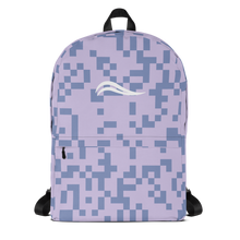 Load image into Gallery viewer, Swirl Backpack - Purple Pixel