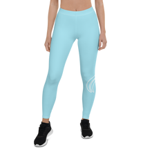 Load image into Gallery viewer, Swirl Leggings - Light Blue