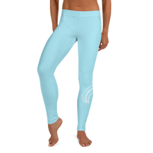 Load image into Gallery viewer, Swirl Leggings - Light Blue