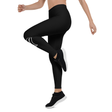 Load image into Gallery viewer, Swirl Leggings - Black