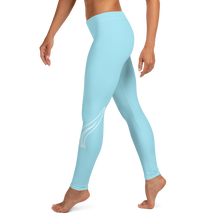 Load image into Gallery viewer, Swirl Leggings - Light Blue