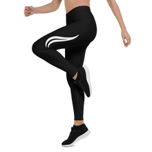 Load image into Gallery viewer, Swirl Leggings - Black