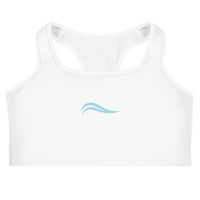 Load image into Gallery viewer, Swirl Sports Bra - Light Blue