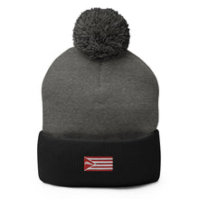 Load image into Gallery viewer, AIRmatic Clothing Flag Pom Beanie