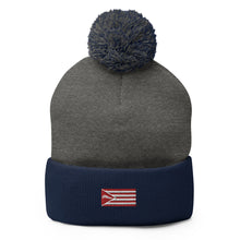 Load image into Gallery viewer, AIRmatic Clothing Flag Pom Beanie