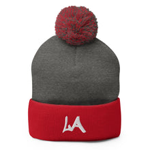 Load image into Gallery viewer, LA Slick D L A Pom Beanie