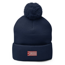 Load image into Gallery viewer, AIRmatic Clothing Flag Pom Beanie