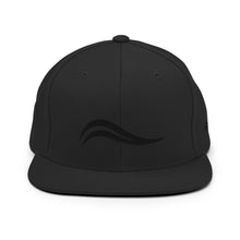 Load image into Gallery viewer, Swirl Snapback Blackout
